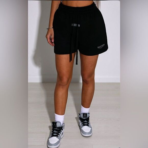 BABYBOO CORA LUXE SHORTS - BLACK NEW WITH TAGS - Picture 1 of 5